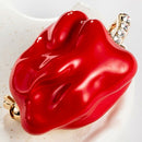 Vivid Green Pepper Brooch Pin Shape Brooch Hijab Needle Red Vegetable Brooc