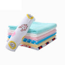 10Pcs Baby Comfortable Wash Cloths Soft Cotton Infants Bath Towel Saliva Towels