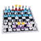 Handmade European Wooden Chess Set with 11 Inch Board and Chess Pieces