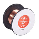 5 Pcs 0.1mm Diameter Copper Soldering Solder Enamelled Reel Wire E9L2