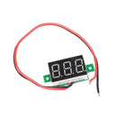 Mini DC 3-30V Blue LED Panel Voltage Meter 3-Digital Self-Powered Voltmeter