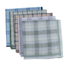 100% Pure Cotton Men's Handkerchiefs Pocket Square Hankies for Business Men