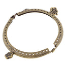 8.5cm Metal Plum Blossom Frame Kiss Clasp Lock Arch for Bags Making Bronze