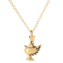 Stainless Steel bird Urn Pendant Cremation Ashes Memory NecklalyJ Gw