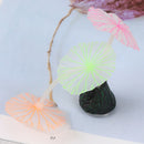 Aquariums accessory artificial coral reef glowing fish tank lotus leaf lumin 3c