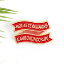 Z-shaped Letters Pins Brooch Enamel Clothing Shirt Lapel Backpack Badges A
