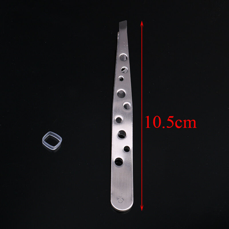 2pcs precision eyebrow tweezers of out ultra fine point stainless steel twee Gw