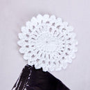 50x Handmade 2.2" Crochet Flower Appliques for Sewing Trim Craft Hat Bag DIY