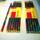 12 pcs Rainbow Pencil With Eraser Rainbow K1L7 Y6P2