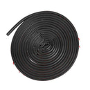 5m B Shape Car Door Seal Strip Weatherstrip Noise Insulation Rubber Sealing Tool