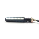 For Motorcycle Acc Yellow Flowing LED Turn Indicator+White Daytime Running Light