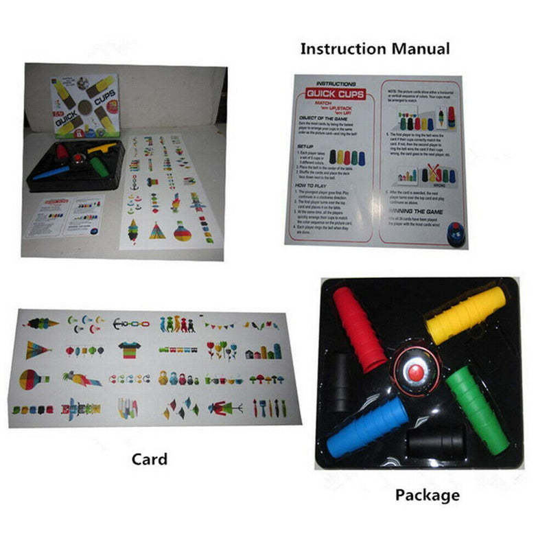 Funny Toys Parent Child Classic Sports Stacking Cups Speed Challenge Training