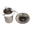 Boat Deck Fill / Filler Keyless Cap 2inch / 50mm - Gas 316 Stainless Steel