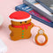 Christmas Deer Silicone Case Earbuds Scratch-resistant Container Box for AirPods