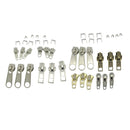 44pcs Universal Instant Fix Zipper Repair Kit Zip Sliders Stops Replacement