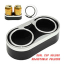 Dual Adjustable Folding Drink Cup Holder For Boat Marine Car RV Truck SUV Van
