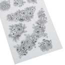 flowers transparent clear silicone stamp for diy scrapbooking photo decoration