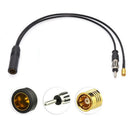 Car Antenna Extension Cable, DAB + FM/AM Radio Aerial Adapter Splitter SMB DIN