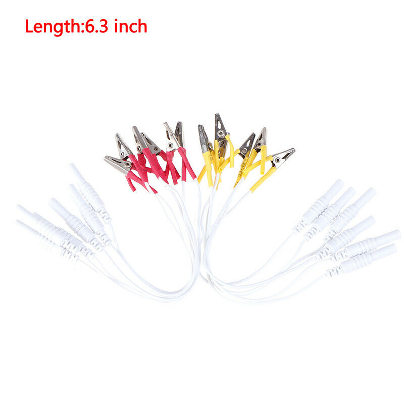 12Pcs/Set Alligator Clip Cable Electronic Acupuncture Treatment Instrument. FT