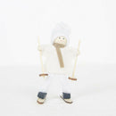 2pcs Christmas Angel Girl Ski Pendant Christmas Tree Decoration For Home Xm