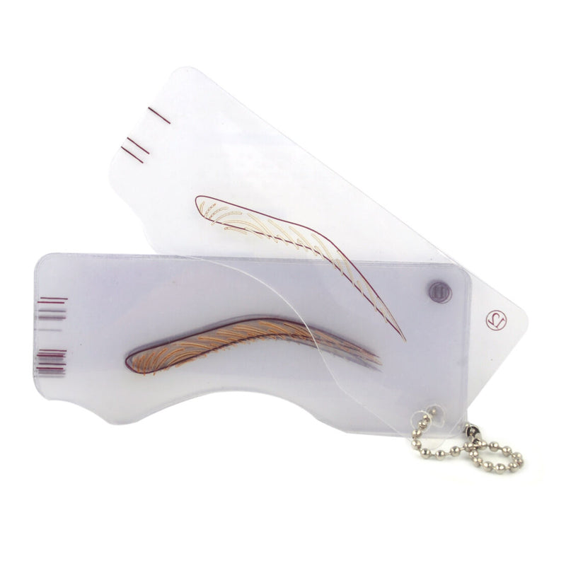 12 Microblading Training Permanent Eyebrow Shaping Stencils Template Card Guide