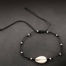 Women Cowrie Bead Shell Ankle Bracelet Shell Bohemian Foot Jewelry Beach Summer