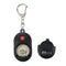 Mini Key Ring LCD Digital Chromatic Tuner with Mic Black