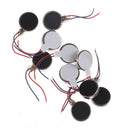 10x Coin Flat Vibrating Micro Motor DC 3V Fit For Pager and Cell Phone Mobile M!