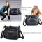 Fashion Shoulder Messenger Bags Leather Soft Crossbody Bags Multi-pocket Purse