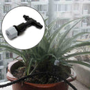Black DIY Micro Drip Irrigation Kit System Hose Garden Atomize Plant Wateri X9F5