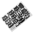 10Pcs/Set DIY Black Cat Wall Switch Stickers Wall Decals