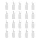 20x 100ml Glue Oil Applicator Bottle Clear Squeezable Bottles for Quilling
