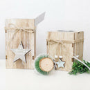 Wood Candlestick Candle Holder Christmas Decorative Lanterns With Home DecorSA3C