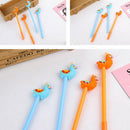 1Pc Cute Colorful Gel Pen Animal Black Colored Pen School Office Sup Gw