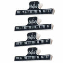 Music Book Clip Music Page Holder - Book Page Holde L Size (Black)