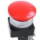 AC 600V 6A 38mm 1.5" Red Sign Momentary Mushroom Push Button Switch 1 NO 1  O3H9