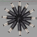 10Pcs 55 x 21mm Male Solder DC Barrel Tip Plug Jack ConnectorsA Straight F9 L4Q1