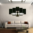 5PC Modern Art Oil Paintings Canvas Print Wall Unframed Pictures Large Swans