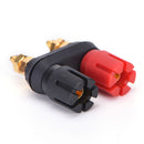 Dual Female Banana Plug Terminal Binding Post for Speaker Amplifier 4MMJC,a