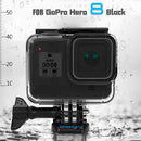 60m Underwater Waterproof Case Cover for Gopro Hero 8 Black Sport Camera Kit