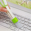 Car Plastic Cloth Brush Cleaning Accessories Auto Air Conditioner Vent Clea G5S9
