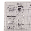 Merry Christmas Silicone Stamp Seal DIY Scrapbooking Photo Album Decorative ME