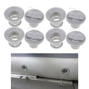 4pcs 6 Holes Inflatable Boat Air Valve Adapter Cap Raft Kayak Dinghy Accessories