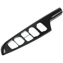 Car Armrest Carbon Fiber Door Window Switch Cover for Hyundai Kona Encino 1
