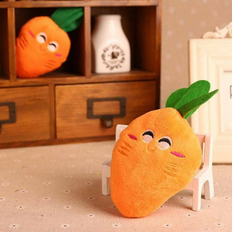 Cute Carrot Plush Chew Squeaker Cute Puppy Pet Supplies Sound Squeaky Dog Toys