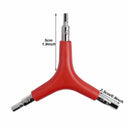 2 pieces / set S Size 4/5/6/8/9/10 mm Bicycle of the bicycle 3-way (Y-type)