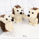 1PCS Cute Plush Hedgehog 7CM  Small Pendant  Mini Soft Stuffed Animal  lj
