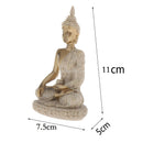 Seated Zen Buddha Statue 13CM Buddha for Zen Decor Meditation Decor Buddha Decor