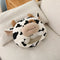 Women Girls Winter Hat Novelty Plush Cow Hat Cap Headgear Party Photo Props