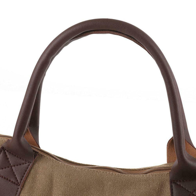 Women Large Totes Shopping Bag Handbag Shoulder Messenger Bags (Coffee) SN9F